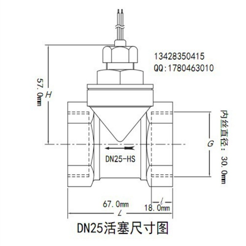 DN25 1 inch water flow signal control switch Reed switch induction high temperature brass piston type flow switch