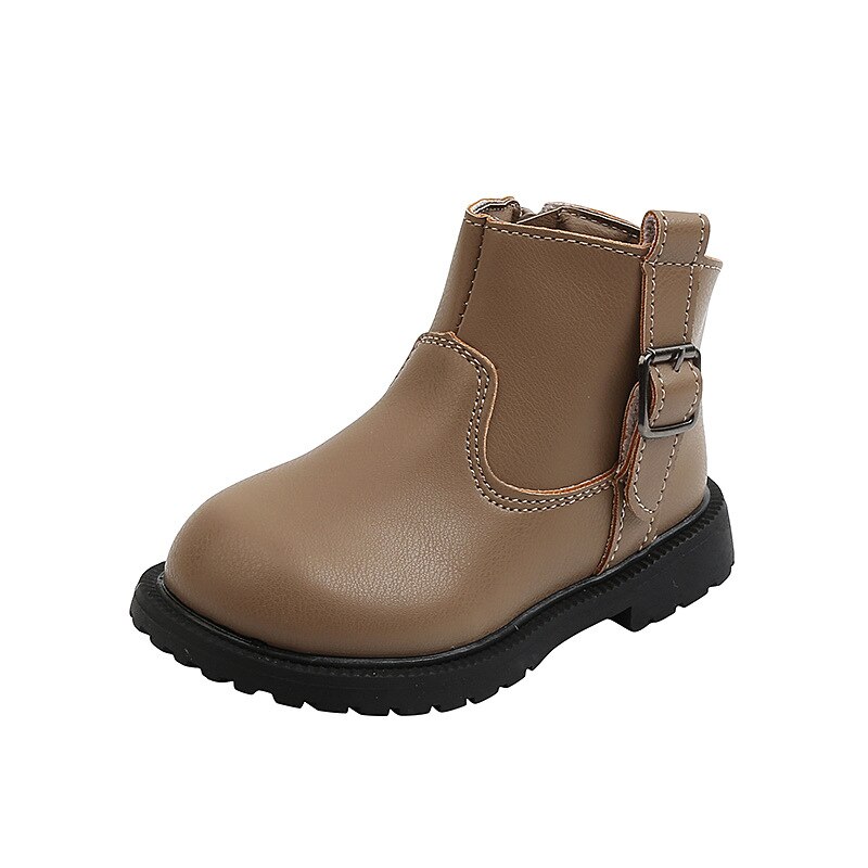 Martin kinder herfst winter enkel leren laarzen kinderen winterschoenen voor babymeisjes sportschoenen warme laarzen 1 2 3 4 5 6