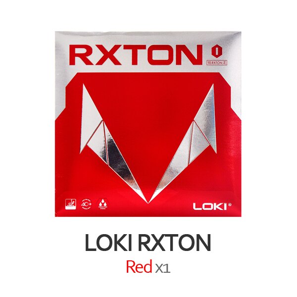 Loki Rxton Tafeltennis Rubber Dikte Max Originele Wang Hao Loki Ping Pong Spons: 1 Red