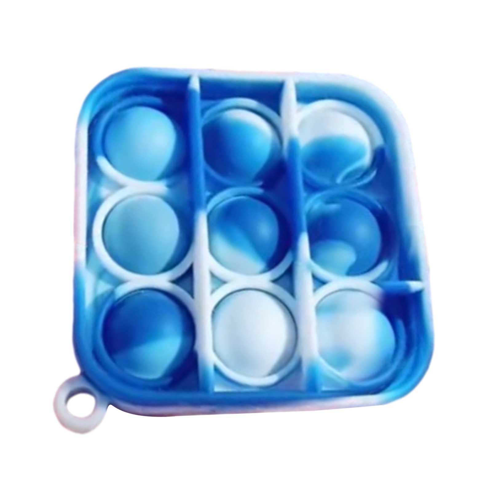 Mini Push Pop Blase Sensorischen Spielzeug Autismus Bedürfnisse Squishy Stressabbau Spielzeug Erwachsene Kind Lustige Anti-stress Pop-es Zappeln Keychain: B