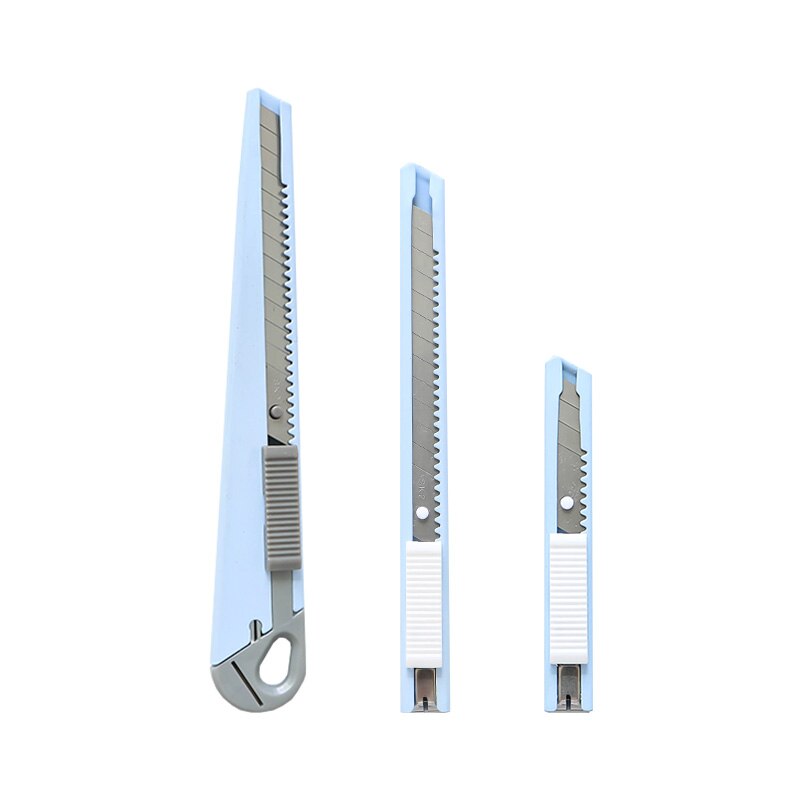 Morandi Utility Knife Paper Cutter Sharp Art Knife Cute Modelling Craft Scissors Mini Simple Portable Knife Office Stationery