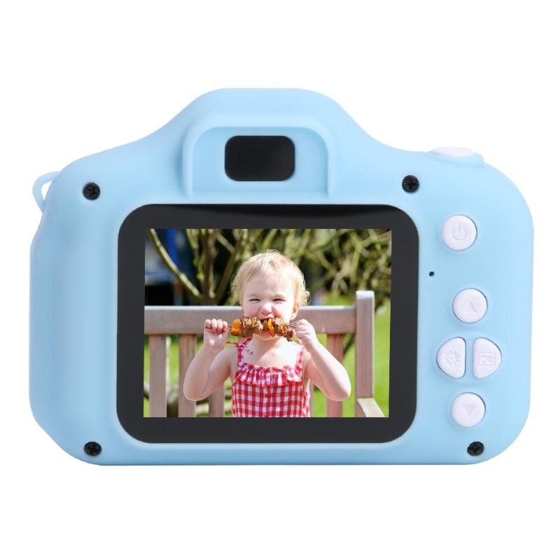 Kinder Mini Kamera Kinder Pädagogisches Spielzeug für Kinder Weihnachten Baby Geburtstag Digital Kamera Video Kamera: Blau