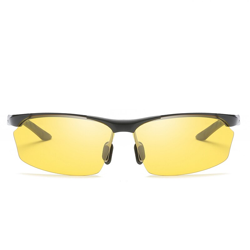 YSO Night Vision Glasses Men Aluminium Magnesium Frame Polarized Night Vision Goggles For Car Driving Fishing Anti Glare 8513