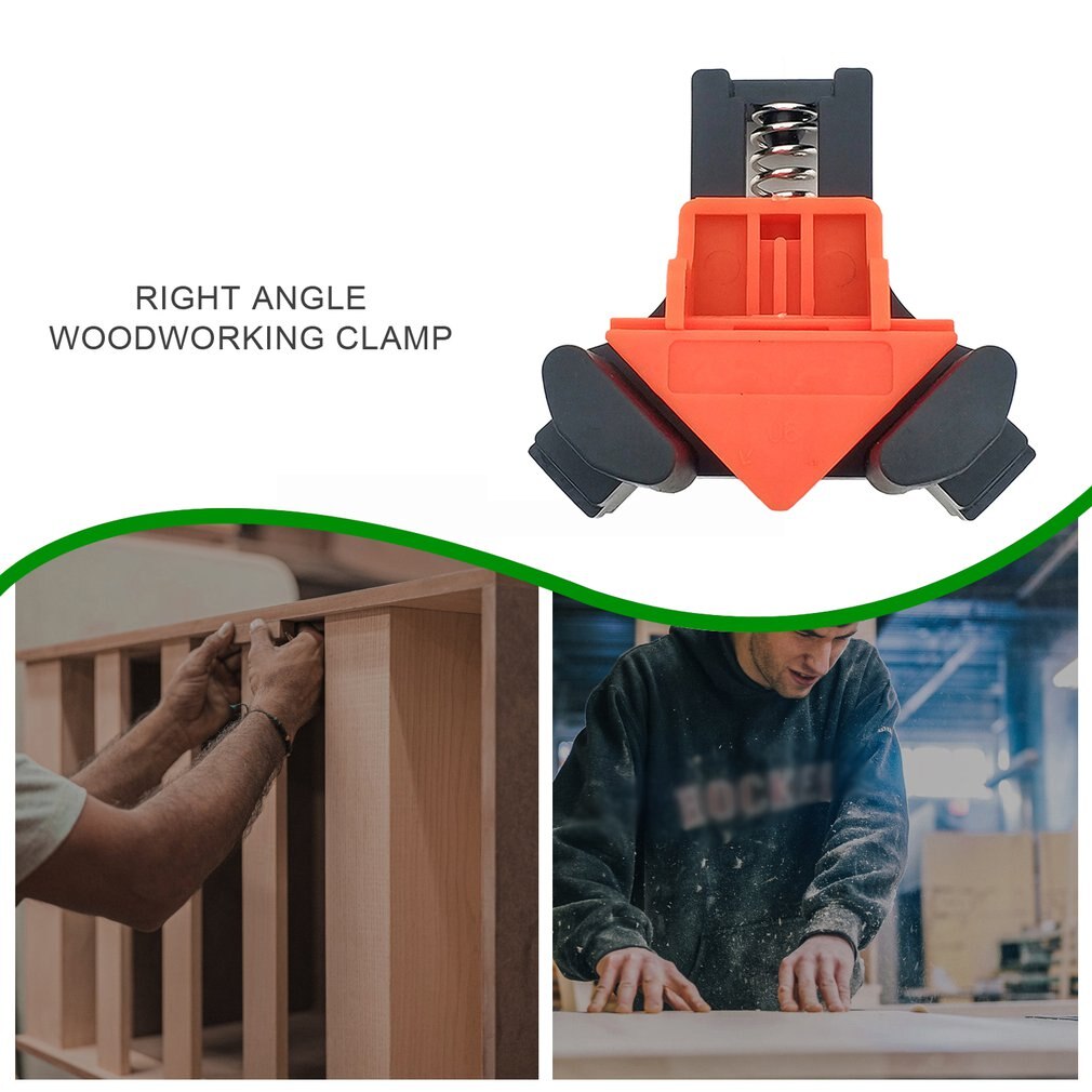 90 Degree Woodworking Clamp Right Angle Fixing Clips Picture Frame Corner Clamps Hand Tools Furniture Repaire DIY Fixture Gadget