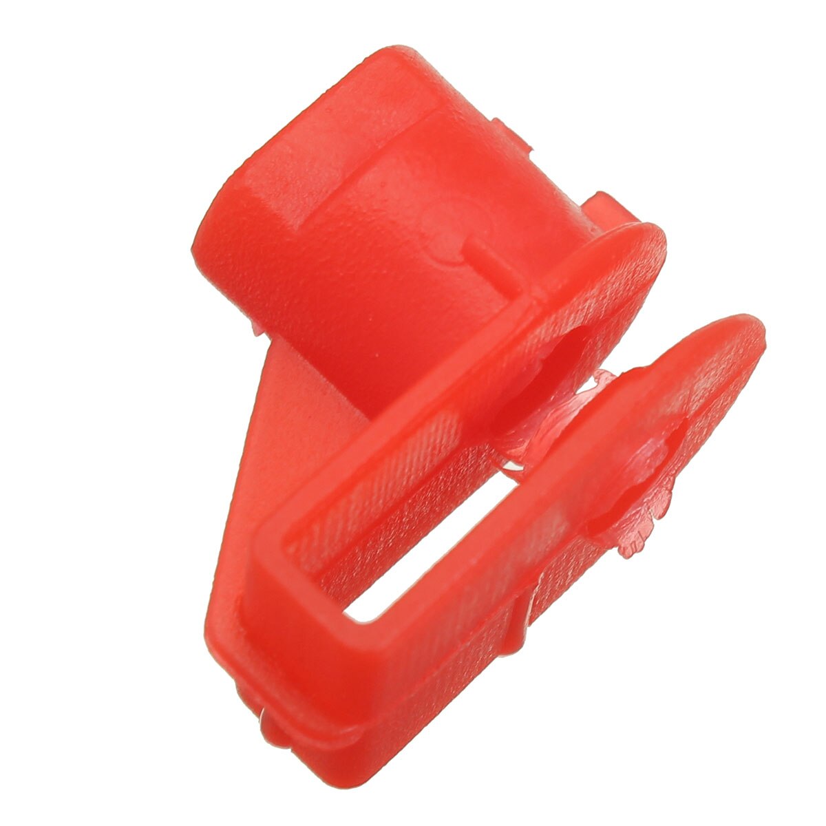 10x bumperclips vleugelbevestigingsrubber moeren schroeven kunststof rood voor opel voor vauxhall