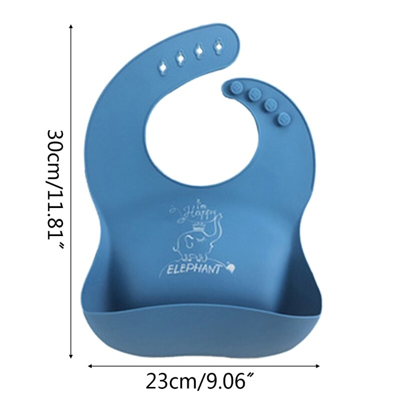 Bebê grau alimentício silicone babadores à prova dnewborn água recém-nascidos meninos meninas alimentação saliva toalha
