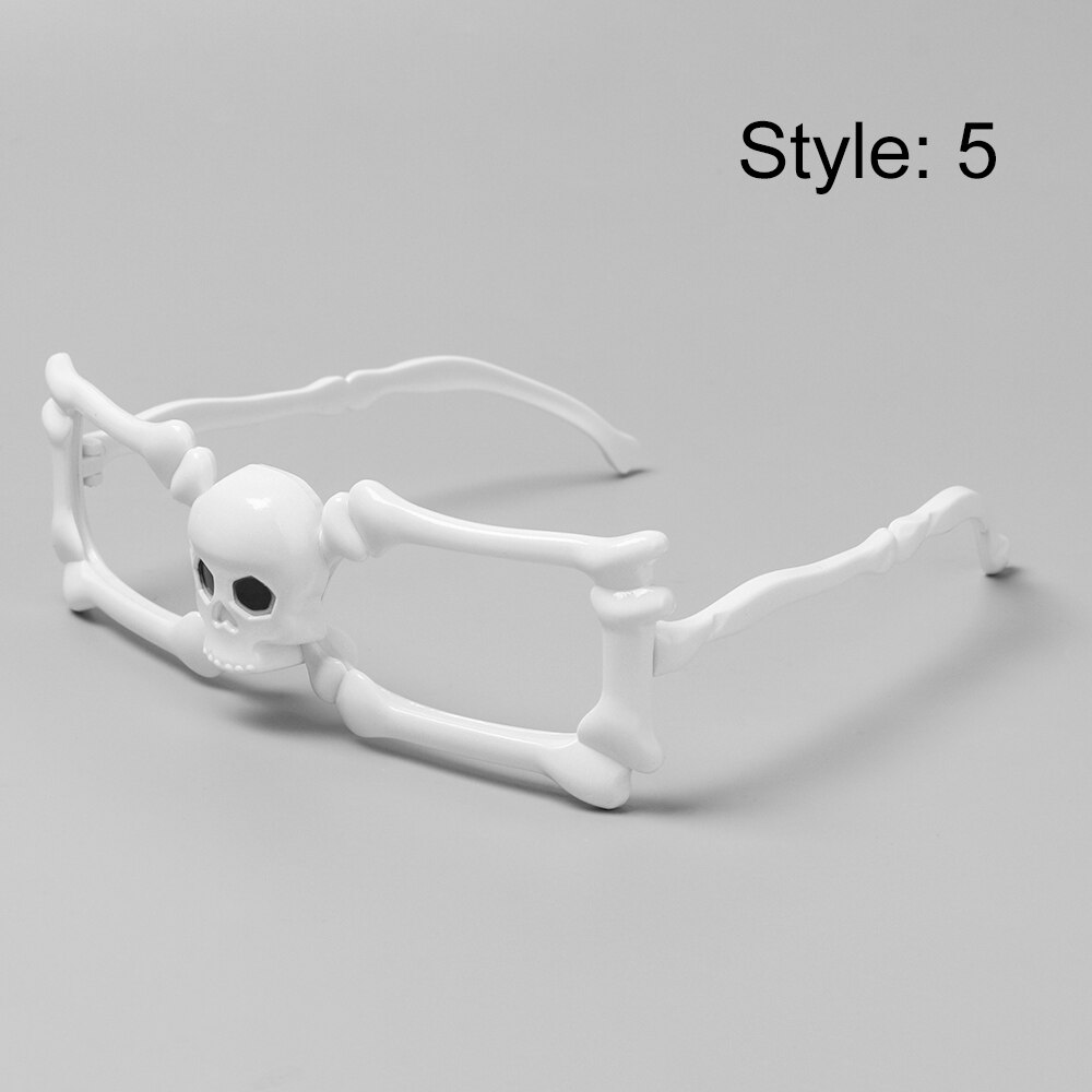 Masquerade Party Halloween Glasses Funny Pumpkin Skull Spider Web Glasses Scary Eyeball Halloween Decorations Glasses: 05