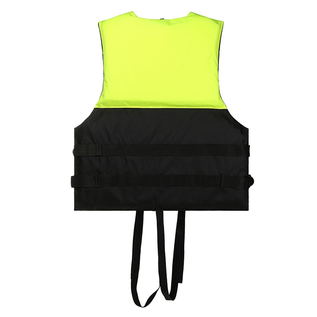 Adults Adjustable Life Wear Jacket Aid Vest Kayak Buoyancy Fishing Boat Watersport Colorful Drifting Life Wear Jacket Unisex #T3