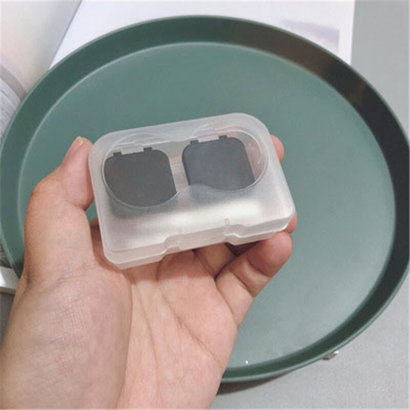 1PCS Contact Lens Box Holder Portable Small Lovely Eyewear Bag Container Contact Lenses Soak Storage Case Travel Kit Women: 04