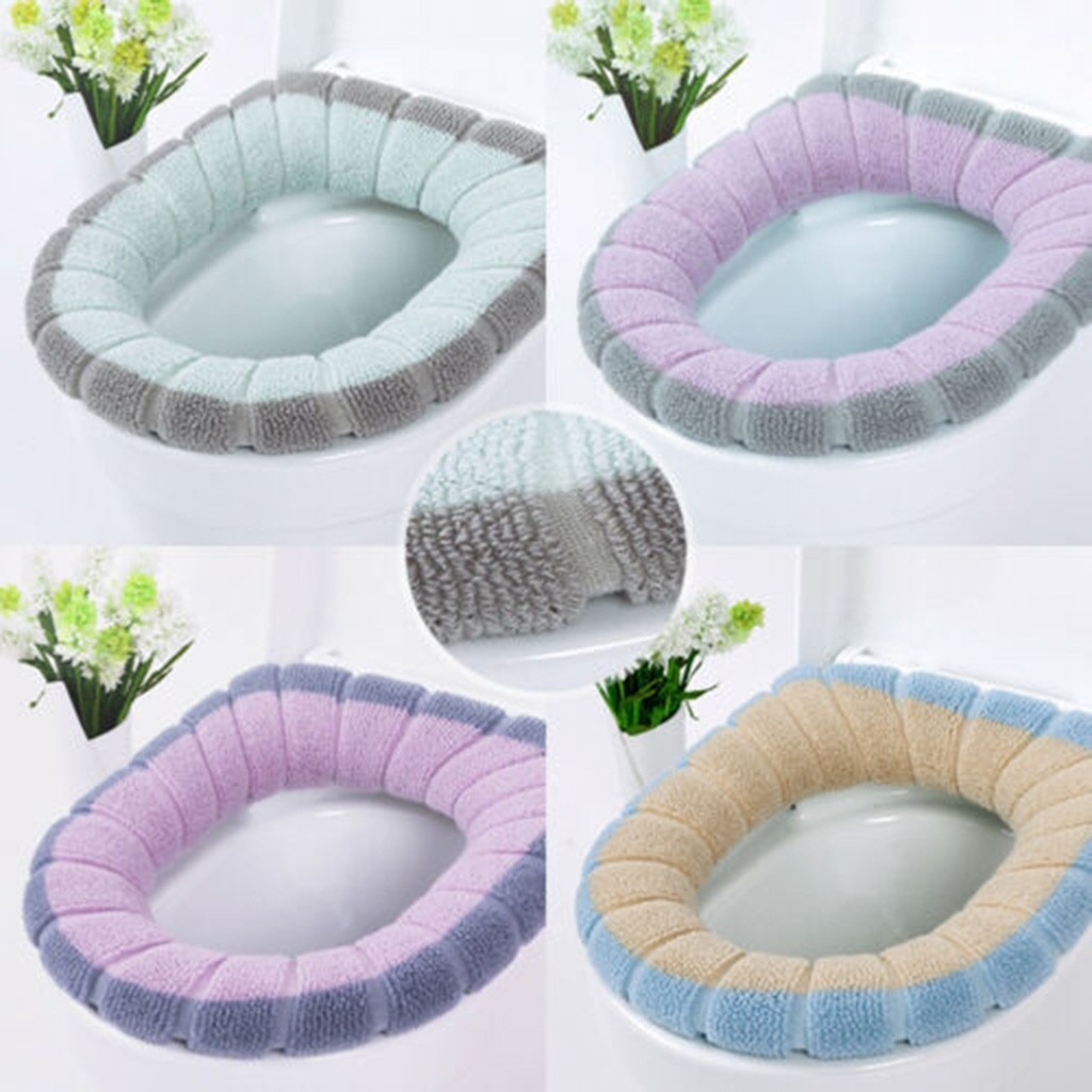 Winter Comfortabele Zachte Verwarmde Wasbare Toilet Seat Mat Set Badkamer Accessoires Interieur Voor Home Decor Closestool Mat