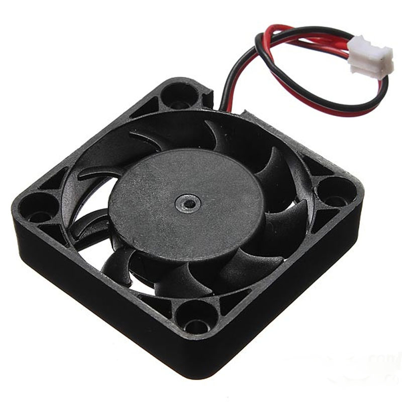 1 unidad de Mini ventilador de ordenador de 12V-pequeño ventilador de refrigeración sin escobillas CC de 40mm x 10mm 2 pines # H20: Default Title