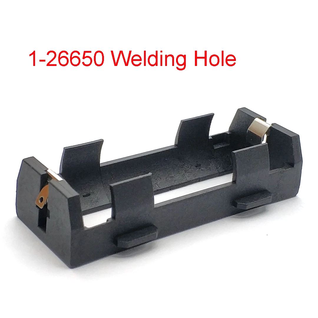 1S 2S 26650 Battery Holder SMD SMT THM Batteries Case Storage Box 1x 2x Slot 26650 DIY Rechargeable Battery Shell: Yellow