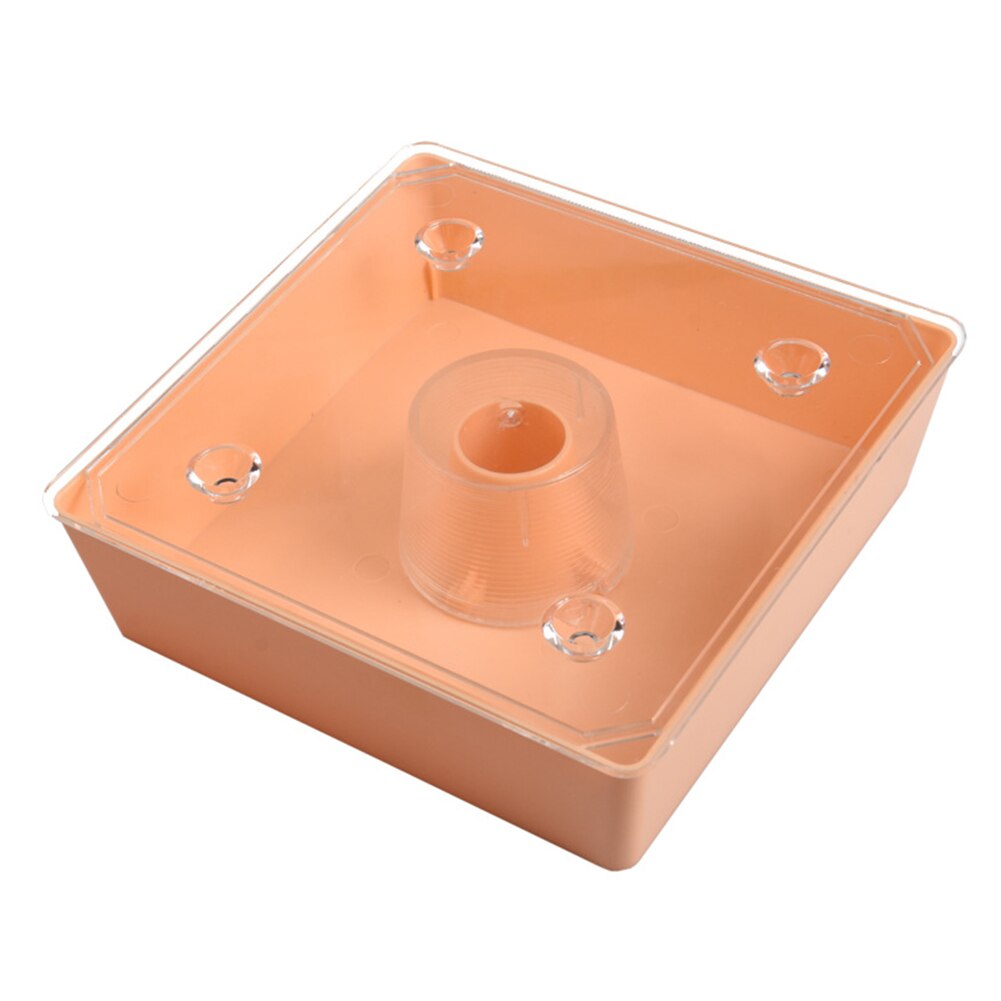 Alimentador de entrada, colmena de plástico, agujero pequeño, portátil, para agua potable, duradero, jardín, granja, Herramientas de apicultura superior cuadrada, fácil de instalar