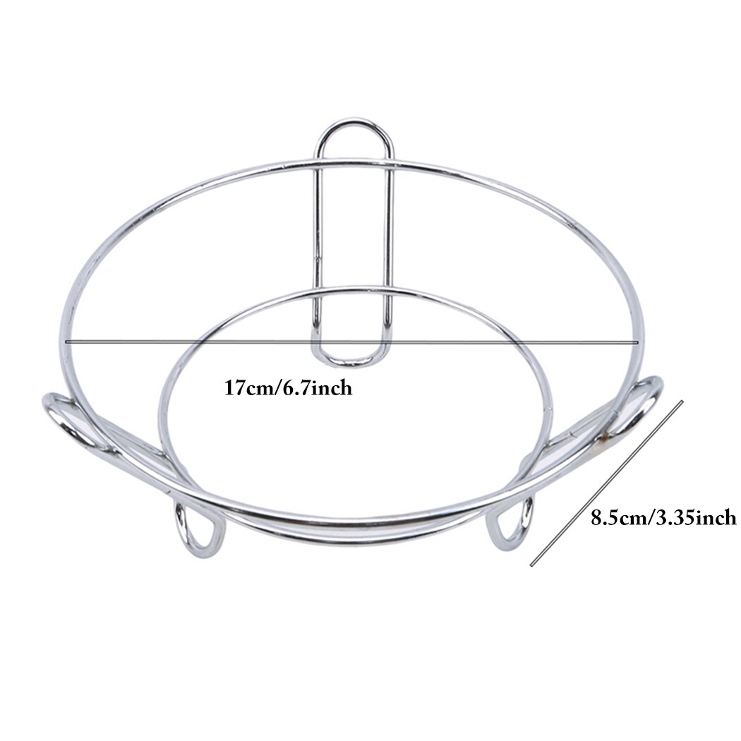Garnek ze stali nierdzewnej stojak kreatywny okrągły siatka robić studzenia gotowanie półka na garnki uchwyt miska wsparcie naczynia spoczywa kuchenny schowek