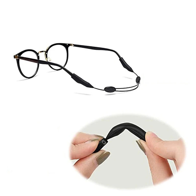 Mei Verstelbare Brillenhouder Universeel Fit Sport Zonnebril Houder Veiligheidsbril Houder Anti Slip String