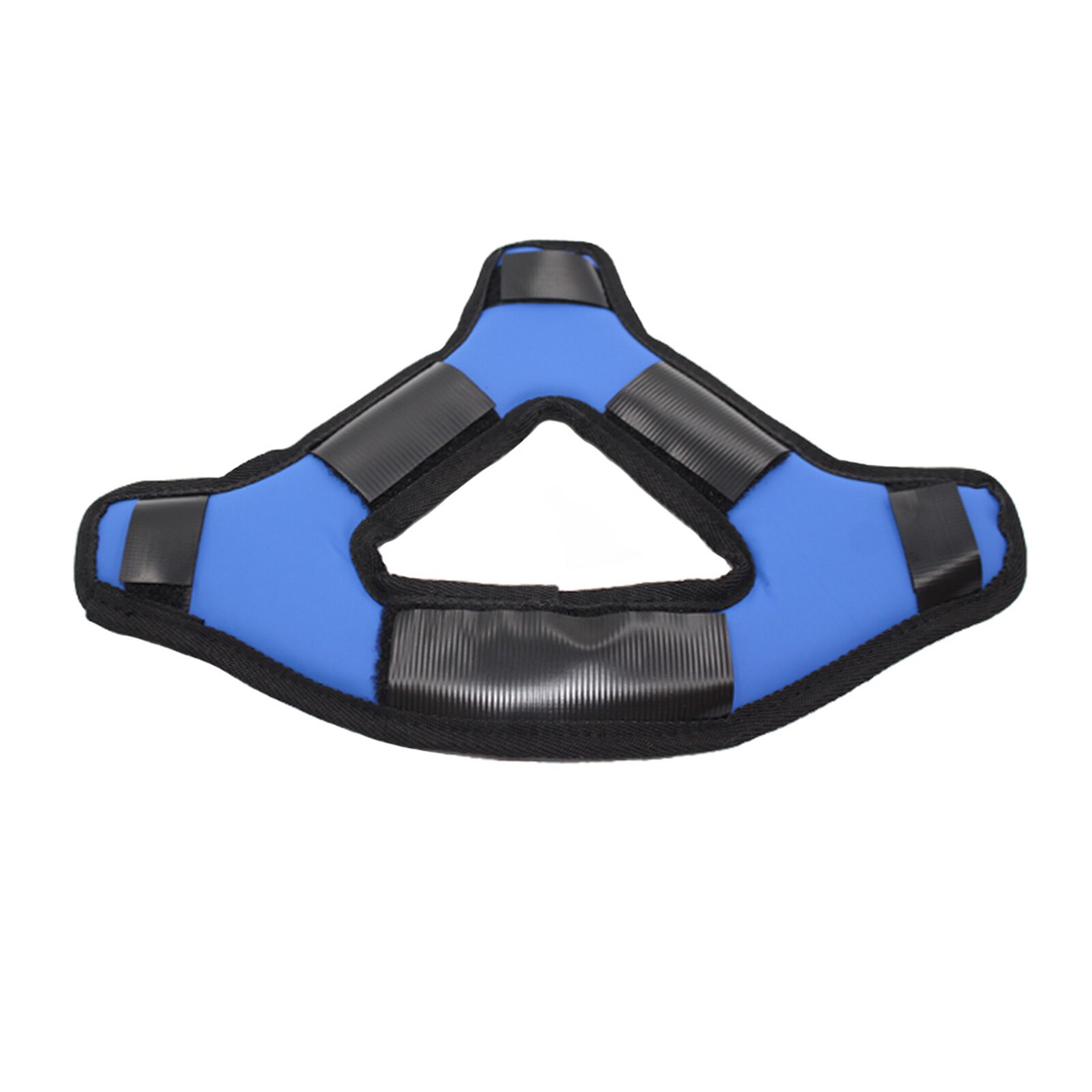 Hoofdband Balans Installeren Transpiratie Zachte Vr Headset Hoofd Band Pad Verminderen Druk Praktische Pu Leer Voor Oculus Quest 2: Blauw