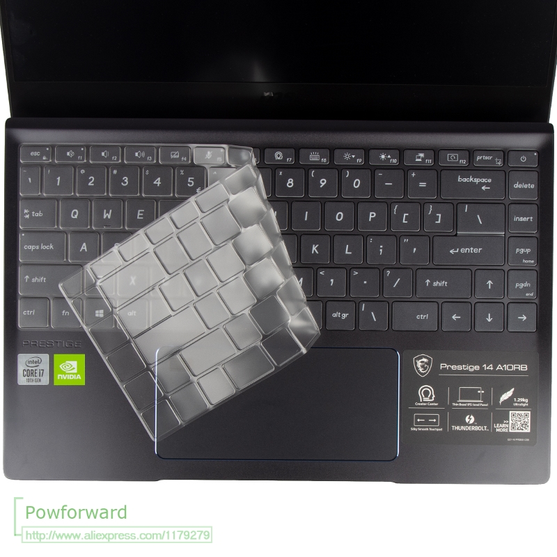 13.3 laptop keyboard cover Protector voor Dell xps 13 9350 13-9350 alleen geschikt voor xps 13: Prestige 14
