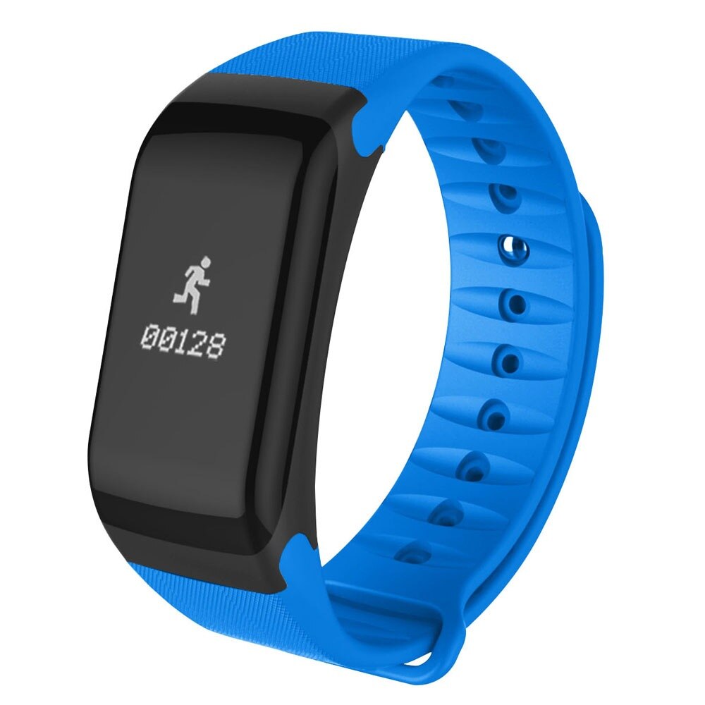 Sanda F1 Mannen Elektronische Horloge Japan Beweging Multifunctionele Sport Horloge Calorie Meter: Blauw