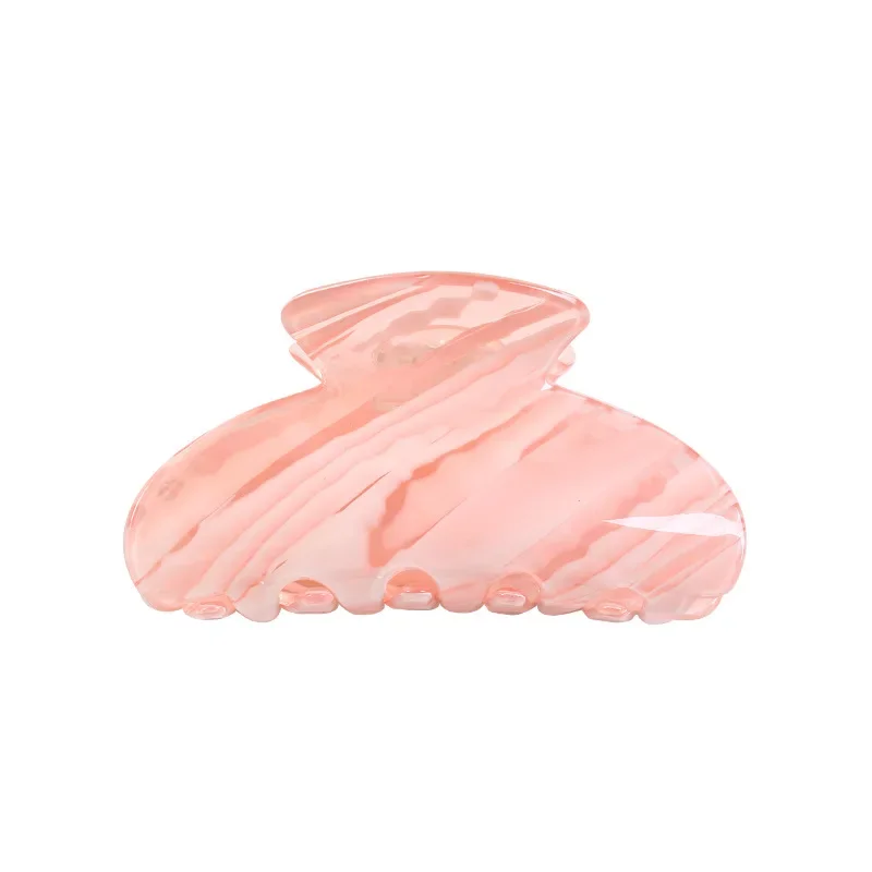 3.35 Inch Korean Style Acrylic Sheet Printing Hair Claw for Women ladies Crab Shaped Hair Clip Clamps Hair Jewelry
