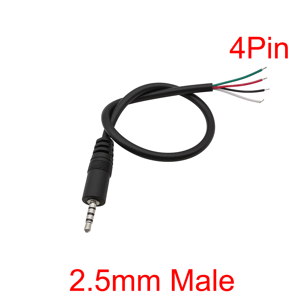 1/5 Uds 2,5mm 3,5mm Mono Cable de Audio estéreo macho hembra conector Jack 2/3/4Pin Cable de extensión DIY auricular micrófono Cable de reparación: Lavanda / 5-9 Unids
