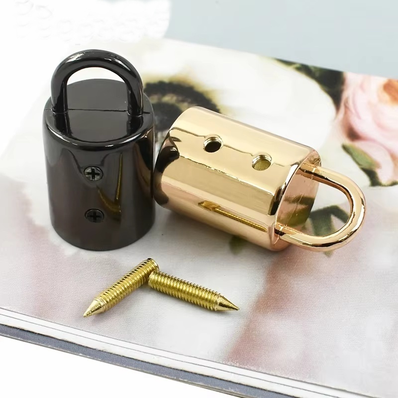 5/10/20 Stuks 14mm Tas Metalen Gespen Handtas Riem Kwastje Cap Sluiting Haak Connector Hanger Touw Koord Lock DIY Hardware Accessoires