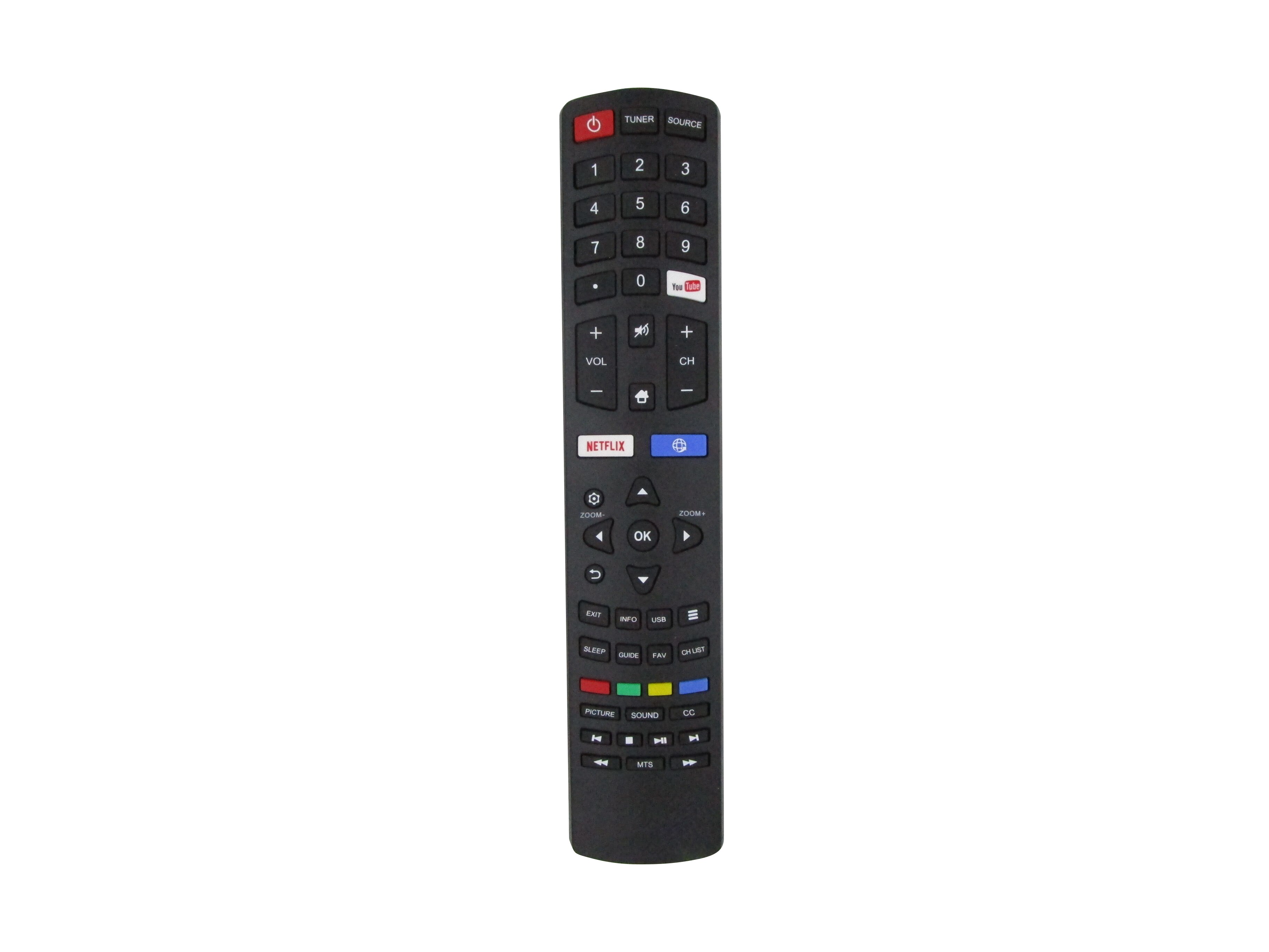 Remote Control For Noblex & MIRAY & Polystar & Pioneer & OLIMPO RC311S & Nisato RC311S NLED-60SMTUHDLT &Kioto RC311S 55S6600 TV