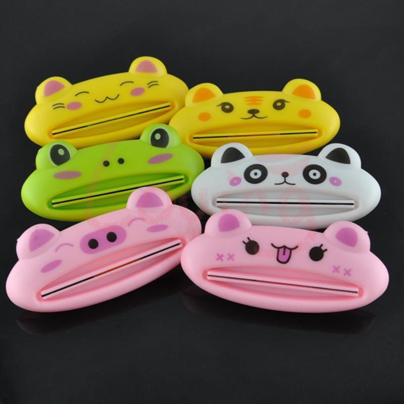 Kids Children Toothpaste Dispenser Tools Animal Tooth Paste Tube Squeezer Toothpaste Rolling Holder Home Bathroom Supplies