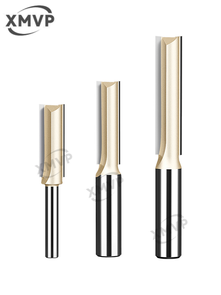 Fresa para carpintería con cuchillo recto de doble filo extendido, cabezal de herramienta para máquina de grabado y recorte, máquina de torno