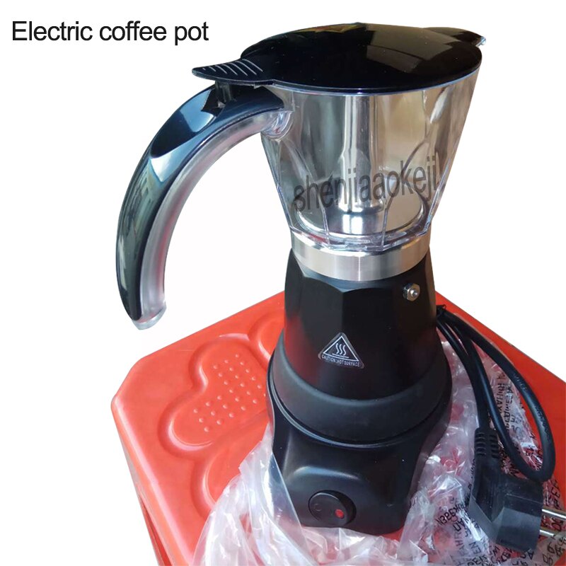Espresso coffee pot Food grade cafe moka pot electric Italian concentrated coffee pot Home Coffee maker with CE certification