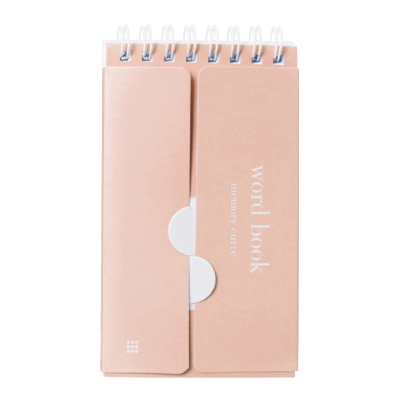 Mini carnet de Notes en spirale, livre de mots anglais, carnet de poche, Notes d&#39;écriture, 85DD, 87 feuilles: pink