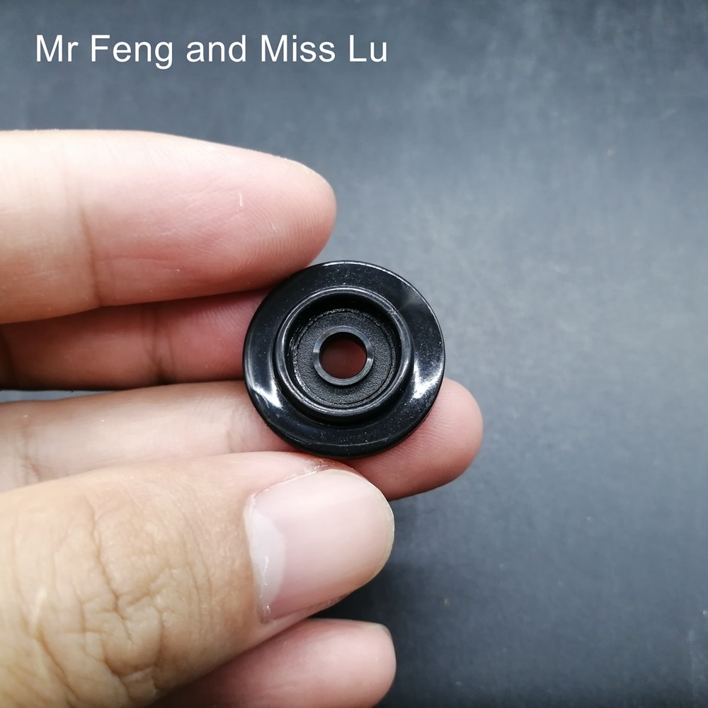 Diameter 21 mm Aperture 4.6 mm Black Wheel Toy Car Train Vehicle Repair Part Accessories Model