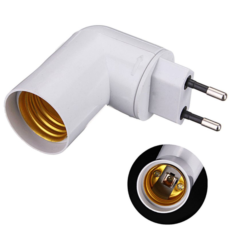 PBT PP Naar E27 Base LED Licht Lamp Houder Lamp Adapter Converter Socket EU plug naar E27 Verlichting Accessoires