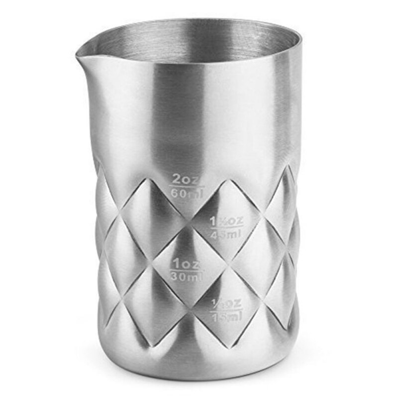 Stainless Steel Wine Measure Cup Bar Frosted Cocktail Tools Mixer Cups Measurement Unit Bars Making Mixed Drink 90ml