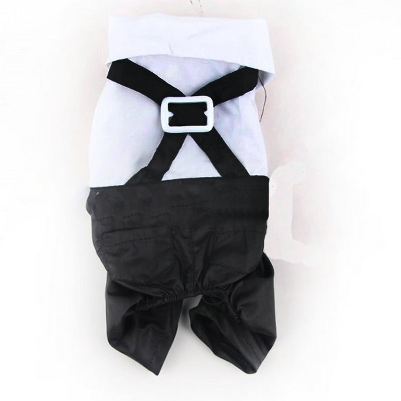 Ropa para perro y gato para perros pequeños, traje de esmoquin del Príncipe con pajarita, mono, abrigo, camisas de Chihuahua y Yorkshire