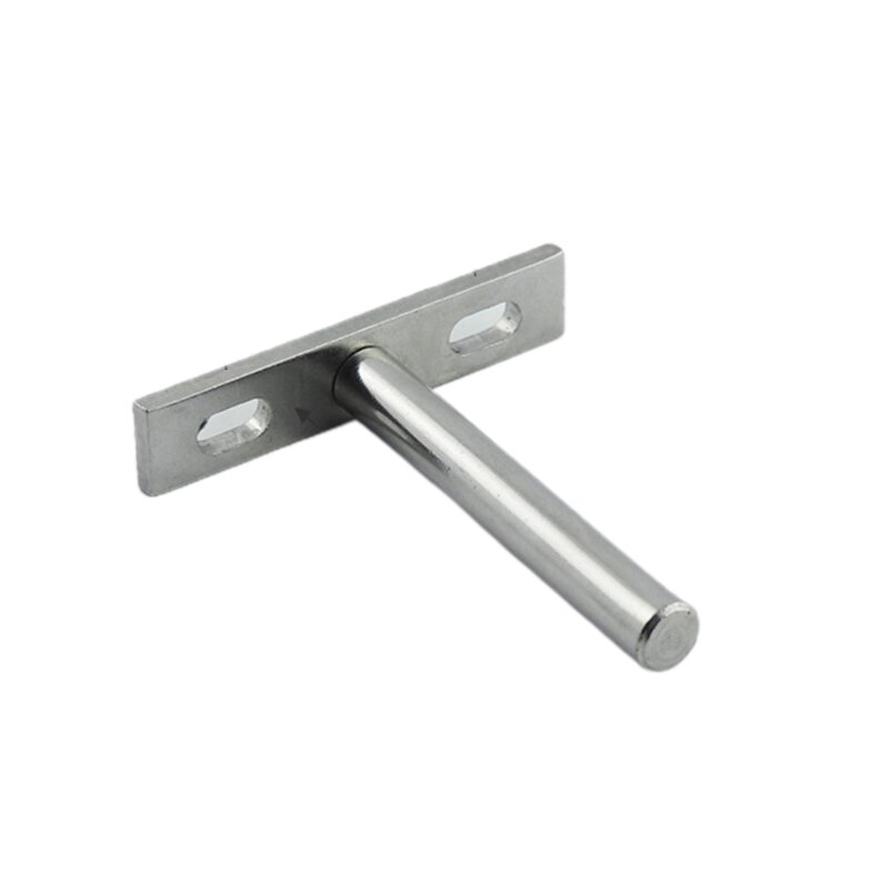 77JF 2 Pcs T-shaped Shelf Support Heavy Duty Wall Mounted Hidden Brackets for Floating Wood Shelves Durable and Sturdy: 3