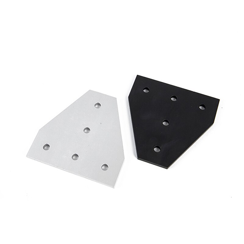 2pcs/lot 5 Hole Joint Board Plate Corner Angle Bracket Connection Joint Strip