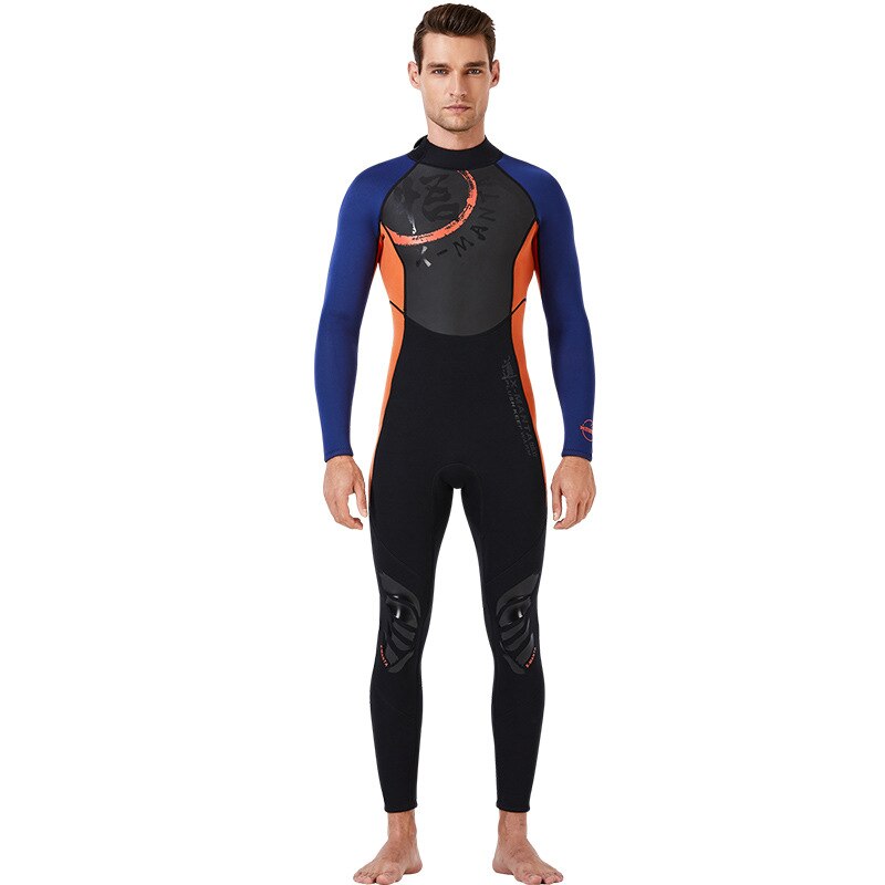 Men’s Women’s 3mm Neoprene Full Body Wetsuit Super Stretch Perfect for Surfing, Diving, Snorkeling, All Water Sports Long Sleeve