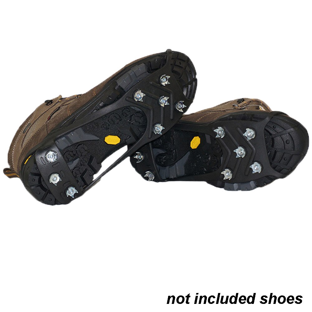 8 Teeth Outdoor Hiking Cleats Ice Gripper Crampons Traction Overshoe Climbing Spikes Anti-slip