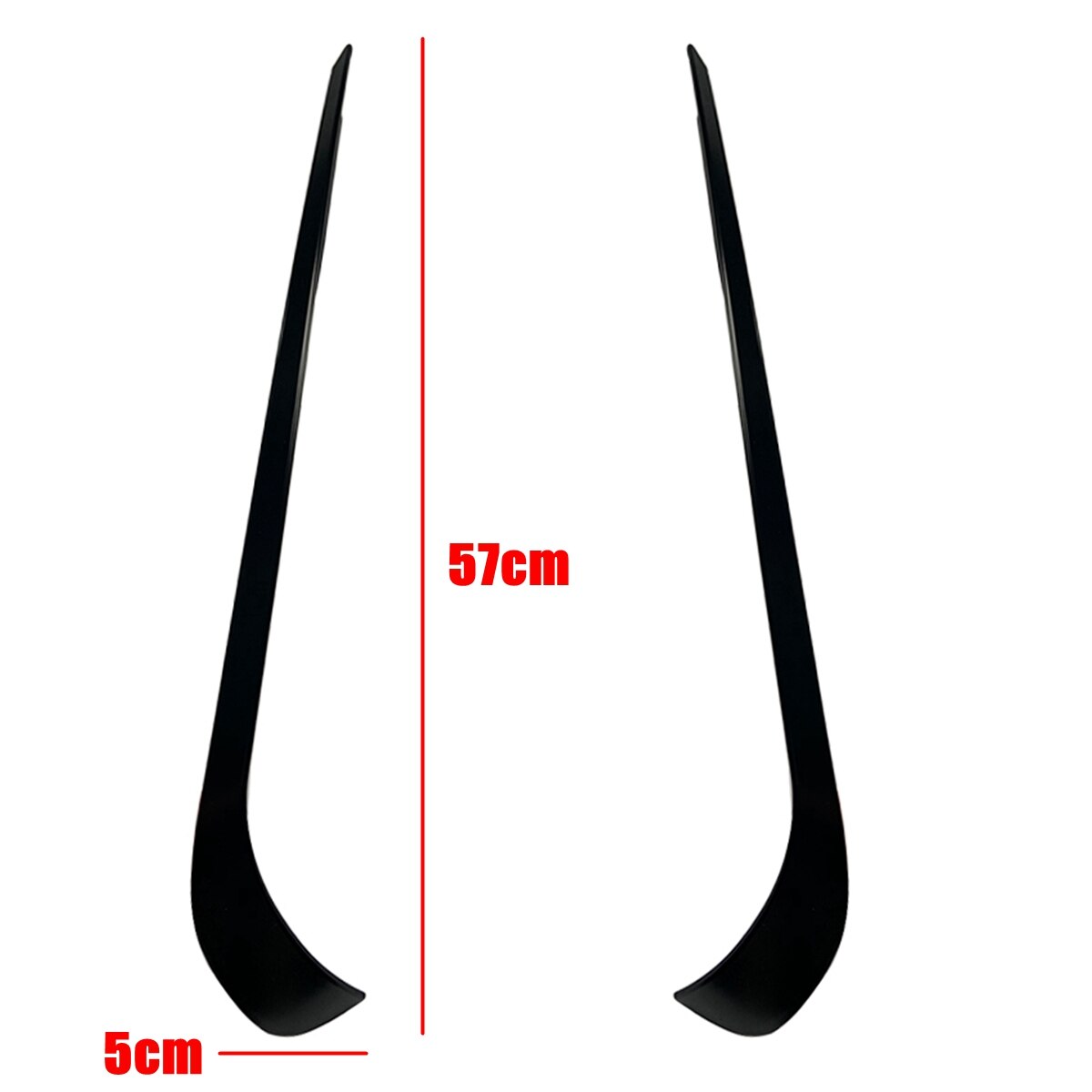 Matte Black Front Bumper Fog Light Splitter For Mercedes Benz CLA C117 CLA200 220 250 AMG Fog Lamp Splitter