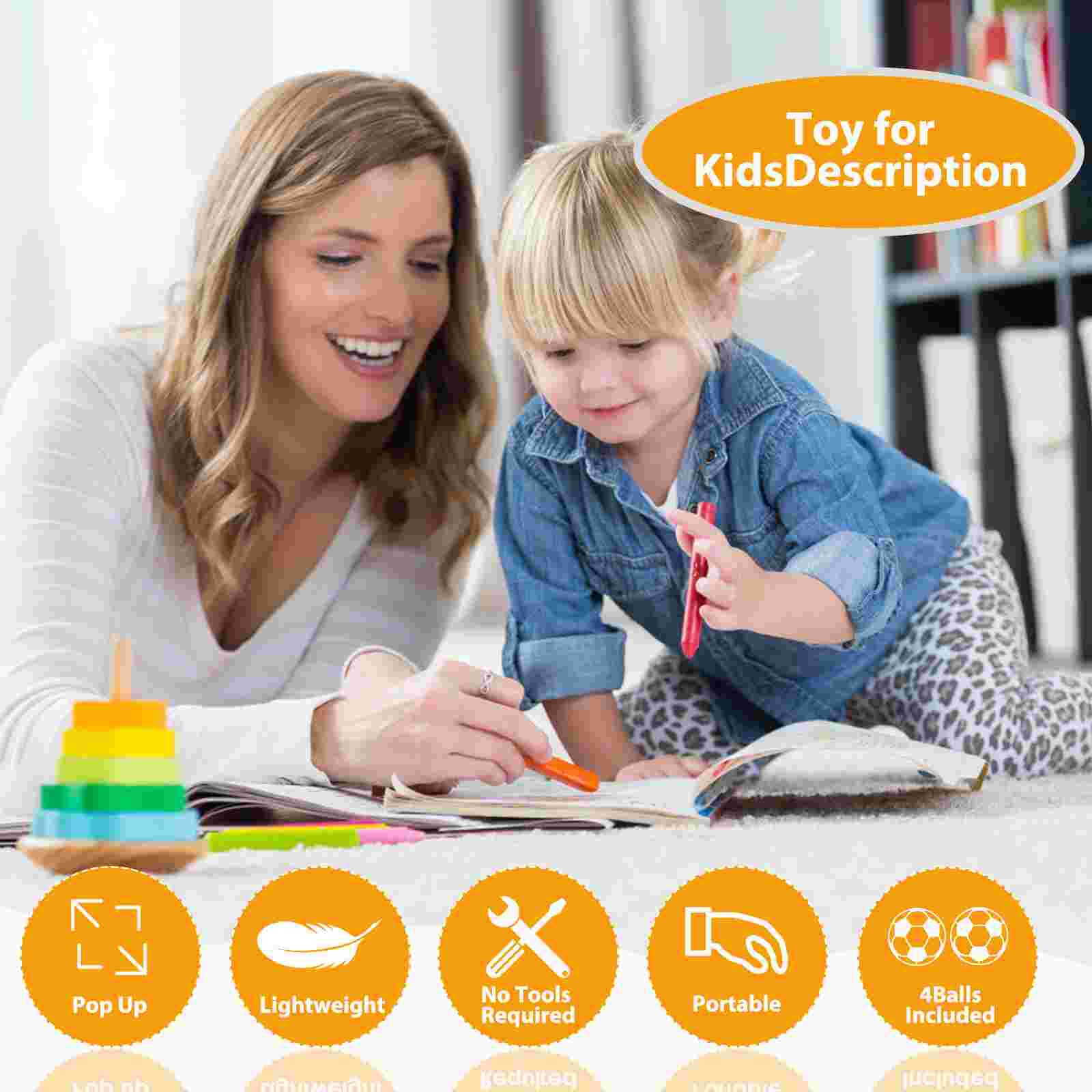 1 Set of Indoor Football Kid Educational Desktop Puzzle Game