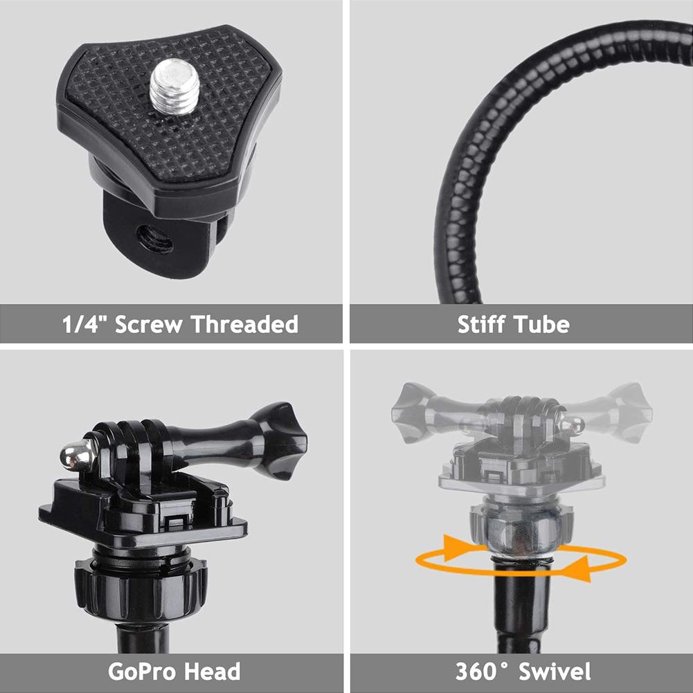 Webcam Stand Verbesserte Durable Schreibtisch Kiefer Kamera Clamp Halterung mit Flexible Schwanenhals für Logitech Webcam