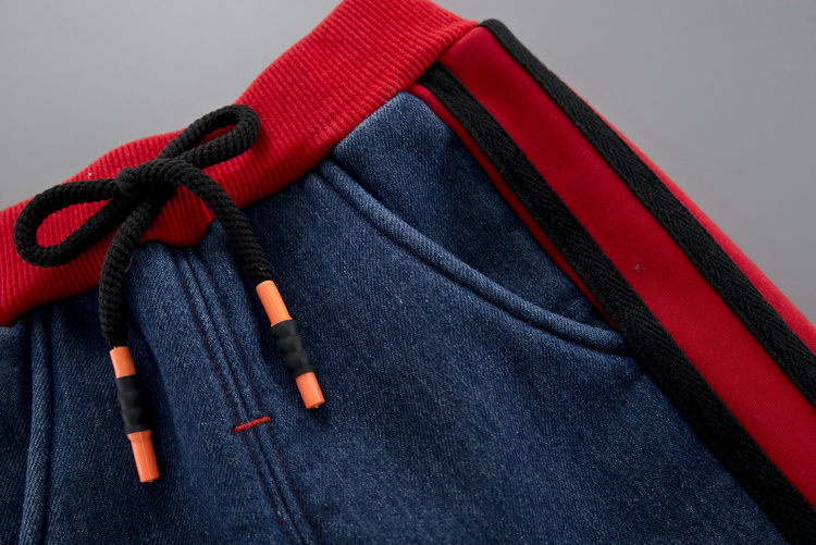 Kids Elastische Band Broek Mode Meisjes Jeans Kinderen Jongens Gat Jeans Kids Denim Broek Baby Jean Baby Kleding