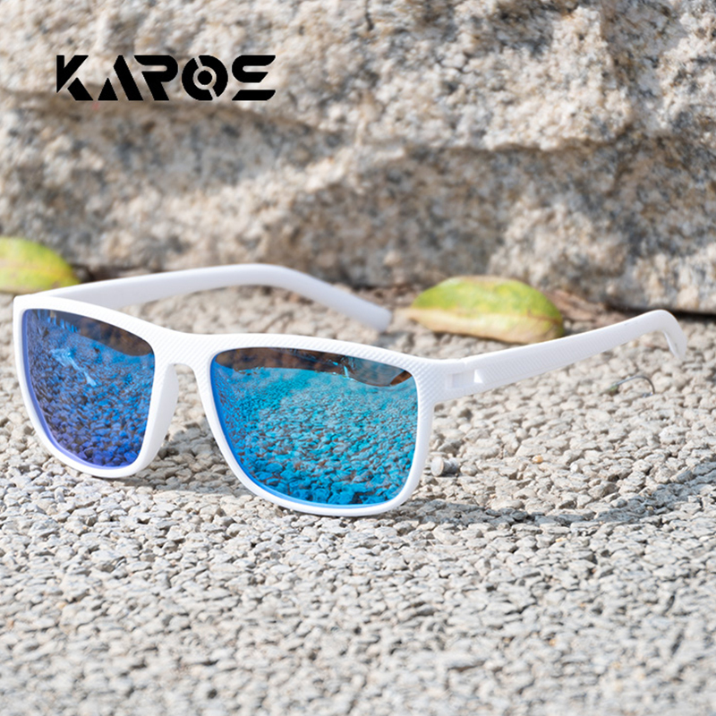 KAROS Polarized Cycling Sunglasses Men Women UV400 Sun Glasses Sports Goggle Camping Hiking Bicycle Eyewear Equipment: Brown