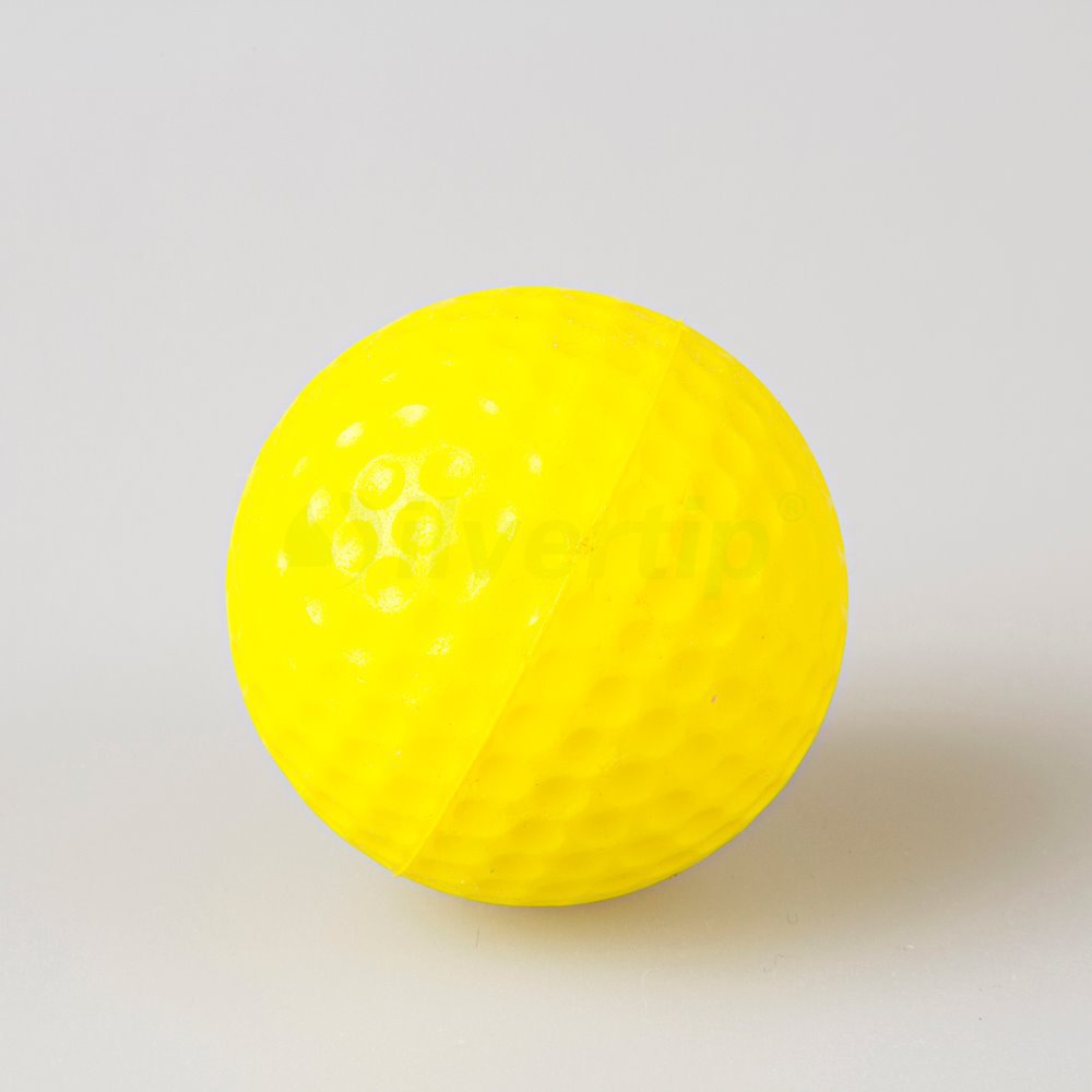 30pcs / pack Yellow PU Foam Golf Balls Sponge Elastic Indoor Outdoor Practice Training