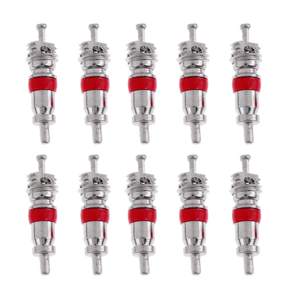 10Pcs Replacement Schrader Valve Cores, Bicycle Car Repair Kit