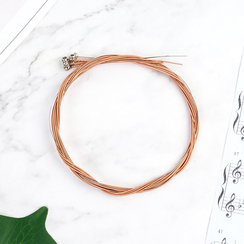 6pcs Pure Copper Strings 1-6 for Classical Classic Guitar Strings Steel Wire Classic Acoustic Folk Guitar Parts Accessories