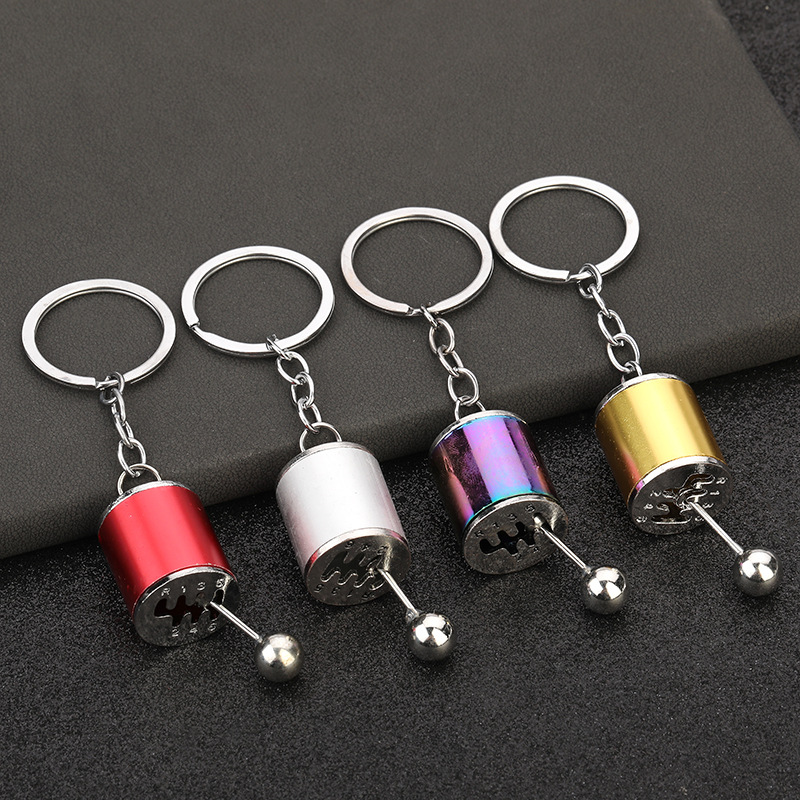 Mini Turbo Turbolader Schlüsselanhänger Auto-Styling Schlüsselanhänger Getriebe Getriebe Anhänger Schlüsselanhänger Stock Knöpfe Schlüsselanhänger Schicht Metall Schlüsselanhänger