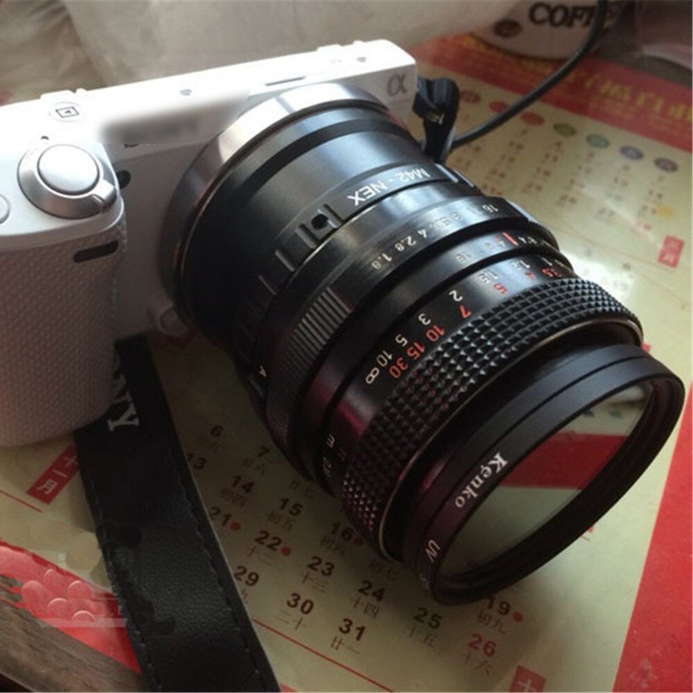 Fotografische Apparatuur Metalen M42 Om E-Mount Nex Adapter Schroef Lens Voor Sony Micro Camera Body Nex7 Nex5 Nex6