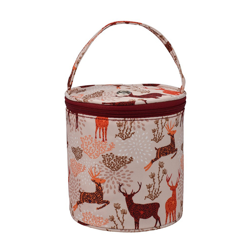 Neue Garn Häkeln Gewinde Lagerung Tasche Runde Gestrickte Wolle Taschen Reise Organizer Lagerung Tasche NäHenne Werkzeuge Zubehör: 01