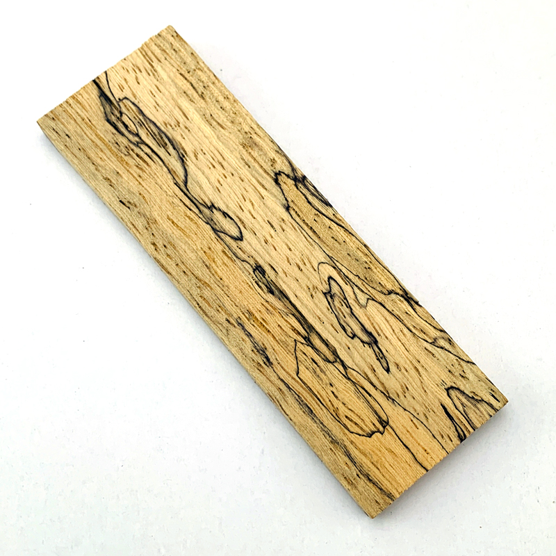 2pcs Natural Spalted Maple Wood Handle Custom Size Maple Pattern 120*40*30mm